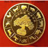 Year Of The Dragon Commemorative Coin Golden 1.25 Diameter