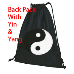 Drawstring  Backpack with Yin Yang