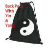 Drawstring  Backpack with Yin Yang