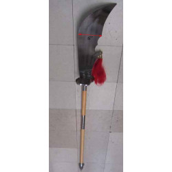 Guan Dao Wushu Steel(Wooden Handle) Portable