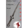 Stainless Steel Collapsible Sword 0.9 Lb