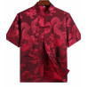 TANGZHUANG (TANG SUIT) With Printed Dragon Red