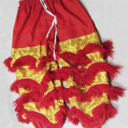 Lion Dance Set Red Size 2