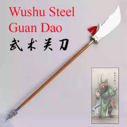 Guan Dao Wushu Steel(Wooden...