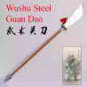 Guan Dao Wushu Steel(Wooden Handle 1 piece)