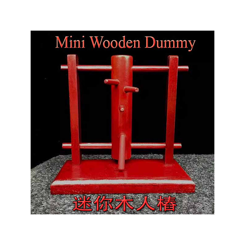 Mini Wooden Dummy With Frame & Stand 7"H