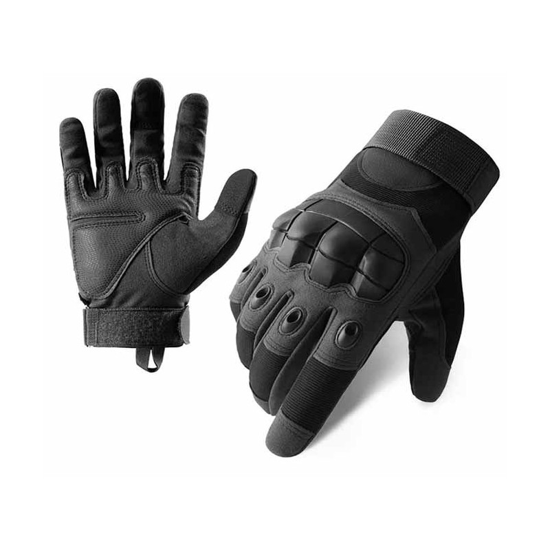 Tactical Full Finger Gloves Black