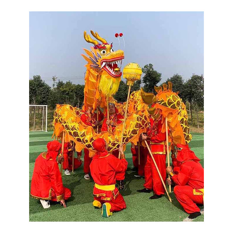 Dragon Dancing Set Gold（7-10  Dancers）